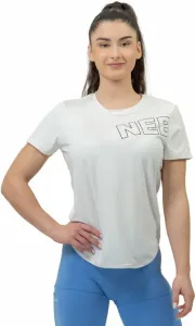 Nebbia FIT Activewear Functional T-shirt with Short Sleeves White M Maglietta fitness