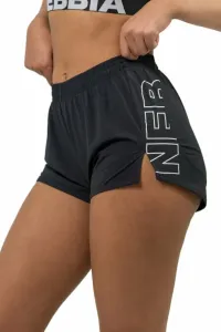 Nebbia FIT Activewear Smart Pocket Shorts Black L Pantaloni fitness