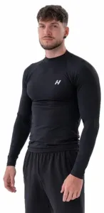 Nebbia Functional T-shirt with Long Sleeves Active Black 2XL Maglietta fitness