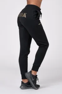 Nebbia Gold Classic Sweatpants Black L Pantaloni fitness