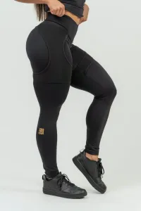 Nebbia High Waist Leggings INTENSE Mesh Black/Gold XS Pantaloni fitness