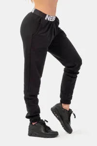 Nebbia Iconic Mid-Waist Sweatpants Black L Pantaloni fitness