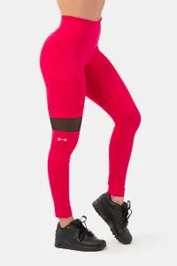 Nebbia Sporty Smart Pocket High-Waist Leggings Pink L Pantaloni fitness
