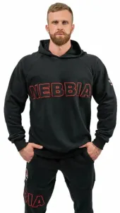 Nebbia Long Pullover Hoodie Legacy Black XL Felpa da fitness