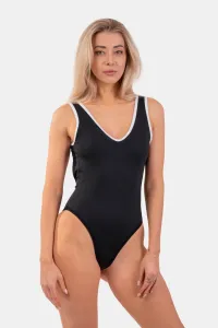 NEBBIA All Black French Style Swimsuit #779220
