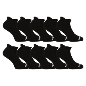 10PACK socks Nedeto low black #2742970
