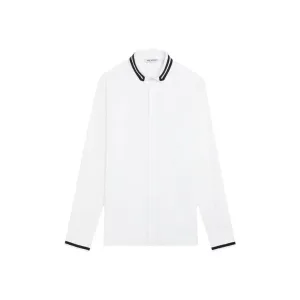 Neil Barrett Men's Collar Stripe Shirt White - WHITE L