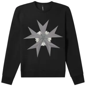Neil Barrett Men's Star Print Sweatshirt Black - BLACK L