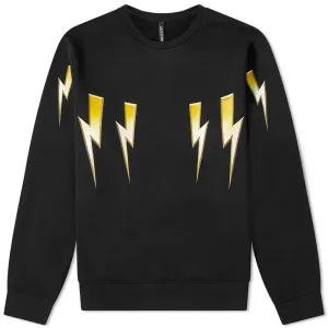 Neil Barrett Men's Thunderbolt Sweater Black - BLACK S