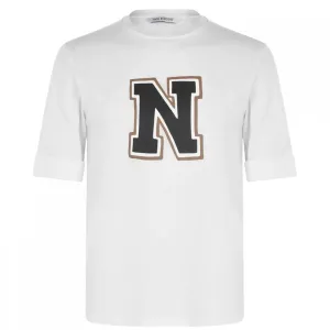 Neil Barrett Men's College T-shirt White - WHITE S