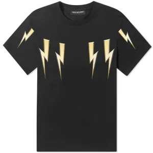 Neil Barrett Men's Thunderbolt T-shirt Black - BLACK XL