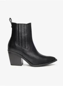 NeroGiardini Black Women's Leather Ankle Boots Nero Giardini - Women #1446944
