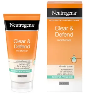 Neutrogena Crema idratante senza olio con acido salicilico Clear & Defend (Oil-Free Moisturiser) 50 ml