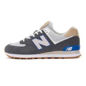 New Balance Sneakers Unisex Shoes 574 Black/White 42