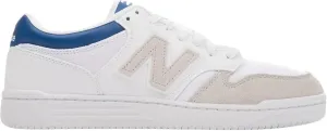 New Balance Unisex 480 Shoes White/Atlantic Blue 43 Sneakers
