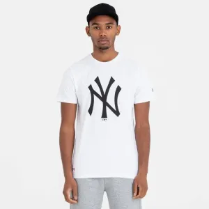 New York Yankees MLB Team Logo White XL Maglietta