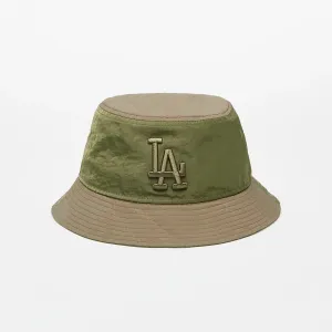 New Era Los Angeles Dodgers Multi Texture Tapered Bucket Hat New Olive #2193222
