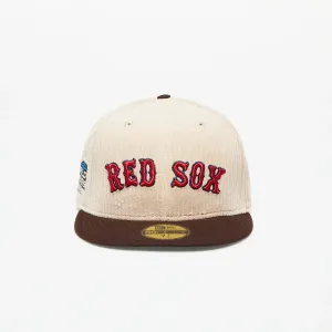 New Era Boston Red Sox 59FIFTY Fall Cord Fitted Cap Brown #2961270