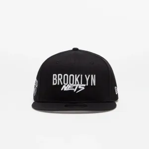 New Era Brooklyn Nets Script Logo 9FIFTY Snapback Cap Black #1886658
