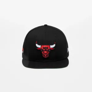 New Era Chicago Bulls Team Side Patch 9FIFTY Snapback Cap Black #2193240