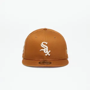 New Era Chicago White Sox Side Patch 9Fifty Snapback Cap Toasted Peanut/ Stone #2344060