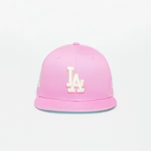 New Era Los Angeles Dodgers Pastel Patch 9FIFTY Snapback Cap Wild Rose/ Off White #2078837