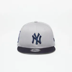 New Era New York Yankees Contrast Side Patch 9Fifty Snapback Cap Gray/ Navy #2344063