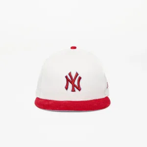 New Era New York Yankees Cord 59FIFTY Fitted Cap Off White/ Red #3092690