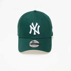 New Era New York Yankees League Essential 9FORTY Adjustable Cap Dark Green/ White