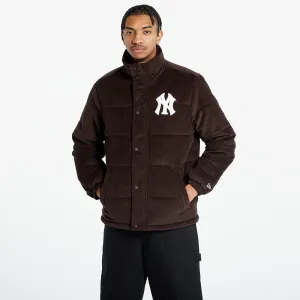 New Era New York Yankees MLB Brown Puffer Jacket UNISEX Nfl Brown Suede/ White #2887604