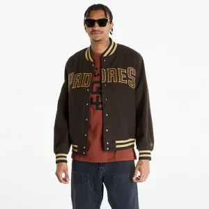 New Era San Diego Padres Varsity Jacket UNISEX Brown #2791801