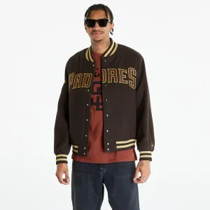 New Era San Diego Padres Varsity Jacket UNISEX Brown #2844392
