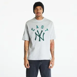 New Era New York Yankees Oversized T-Shirt UNISEX Grey #2783704