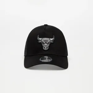 Chicago Bulls 9Forty NBA AF Trucker Bob Team Logo Black/Black UNI Cappellino
