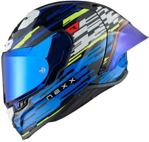 Nexx X.R3R Glitch Racer Blue Neon S Casco