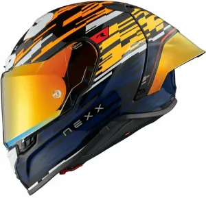 Nexx X.R3R Glitch Racer Orange/Blue 2XL Casco