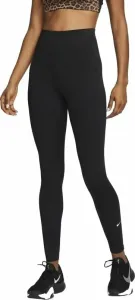 Nike Dri-Fit One Womens High-Rise Leggings Black/White M Pantaloni fitness