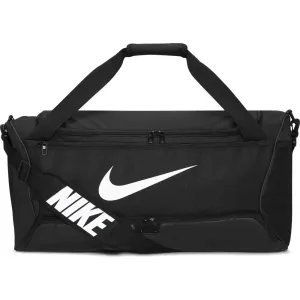 Nike Brasilia 9.5 Duffel Bag Black/Black/White 60 L Sport Bag