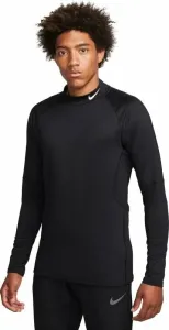 Nike Dri-Fit Warm Long-Sleeve Mens Mock Black/White L