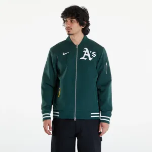 Nike Men's AC Bomber Jacket Oakland Athletics Pro Green/ Pro Green/ White #3162899
