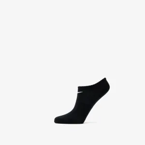 Nike Everyday Cotton Lightweight No Show Socks 3-Pack Black #217450