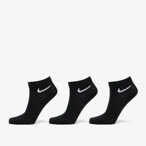 Nike Everyday Lightweight Ankle Socks 3-Pack Black #3030366