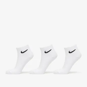Nike Everyday Lightweight Ankle Socks 3-Pack White #218413