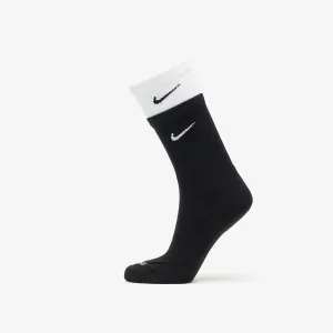 Nike Everyday Plus Cushioned Training Crew Socks Black/ White/ Black #2365307