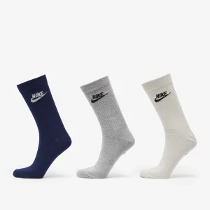 Nike Sportswear Everyday Essential Crew Socks 3-Pack Multicolor #1333697