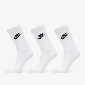Nike Sportswear Everyday Essential Crew Socks 3-Pack White/ Black #1915435