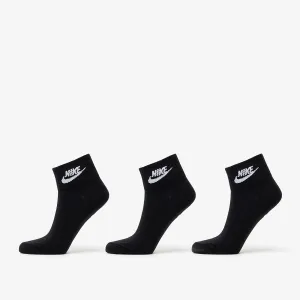 Nike Sportwear Everyday Essential Ankle Socks 3-Pack Black/ White #225952