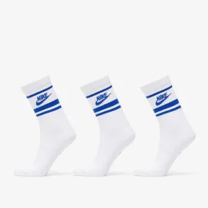 Nike Sportwear Everyday Essential Crew Socks 3-Pack White/ Game Royal #225957
