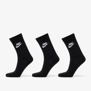 Nike Sportwears Everyday Essential Crew 3-Pack Socks Black/ White #225915