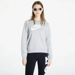 Nike NSW Essential Fleece Graphic Crew Dk Grey Heather/ White #122904